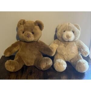 (2) VTG Build-A-Bear 10” Teddy Lot
